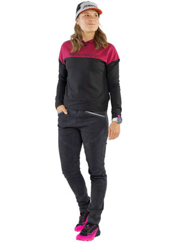 DYNAFIT Functionele hoodie zwart/pruimkleurig