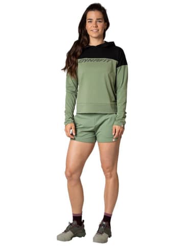 DYNAFIT Functionele hoodie "DRIRELEASE" groen/zwart