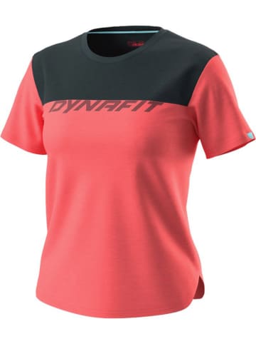 DYNAFIT Funktionsshirt "DRIRELEASE" in Lachs/ Schwarz