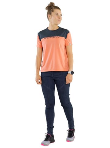 DYNAFIT Funktionsshirt "DRIRELEASE" in Lachs/ Schwarz