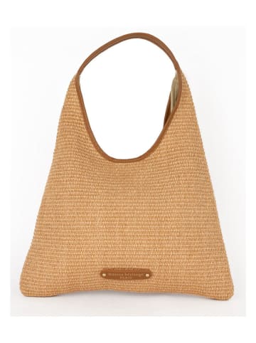 maison héritage PARIS Schultertasche "Mald" in Beige - (B)38 x (H)47 cm