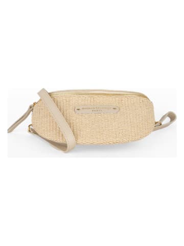 maison héritage PARIS Leder-Brustbeutel "Kimi Paille" in Beige - (B)26 x (H)14 x (T)8 cm