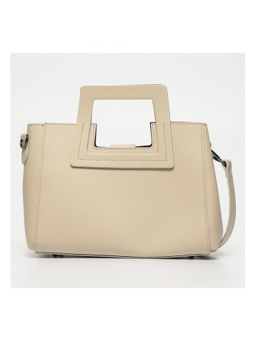 maison héritage PARIS Leder-Henkeltasche "Jini Summer"  in Beige - (B)30 x (H)22 x (T)10 cm