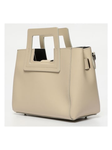 maison héritage PARIS Leder-Henkeltasche "Jini Summer"  in Beige - (B)30 x (H)22 x (T)10 cm