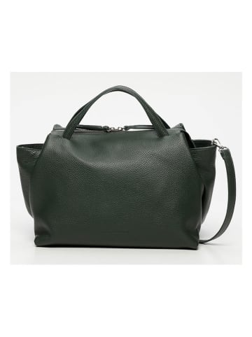 maison héritage PARIS Leren shopper "Emerald" donkergroen - (B)42 x (H)28 x (D)22 cm