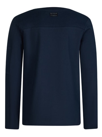 Retour Longsleeve "Josh" in Dunkelblau