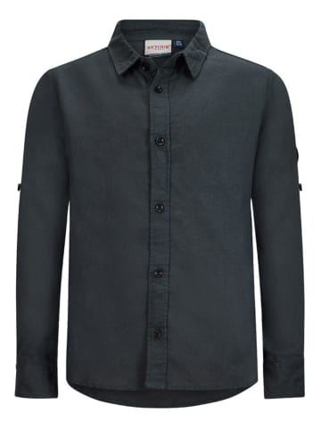Retour Blouse "Olaf' donkergroen