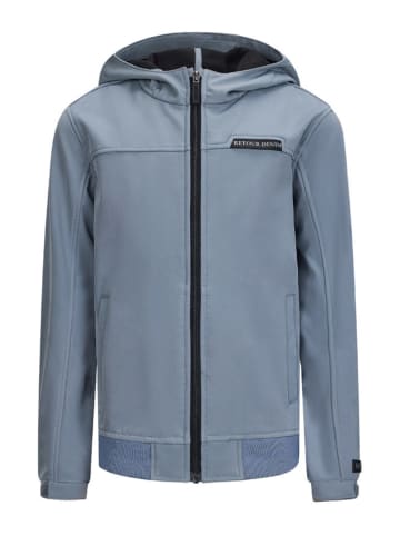 Retour Sweatjacke "Haiko" in Hellblau