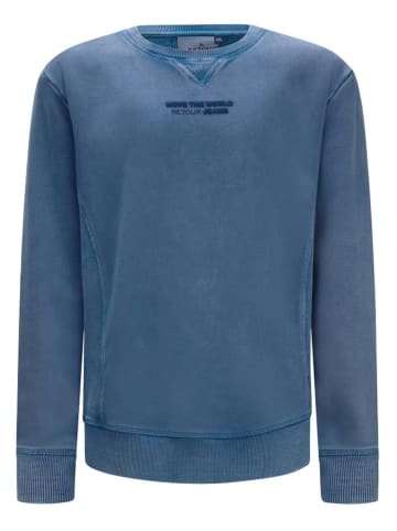 Retour Sweatshirt "Pepijn" in Blau