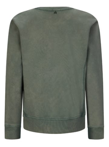 Retour Sweatshirt "Pepijn" in Moosgrün