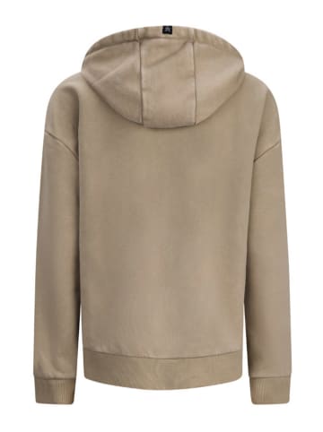 Retour Hoodie "Giome" in Hellbraun
