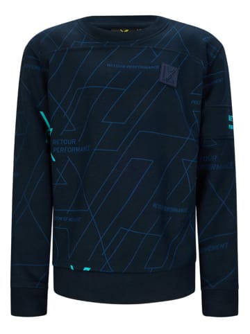 Retour Sweatshirt "Skill" in Dunkelblau