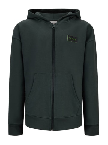 Retour Sweatjacke "Jelle" in Moosgrün