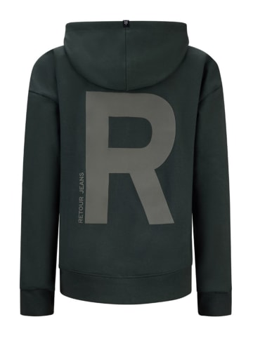 Retour Sweatjacke "Jelle" in Moosgrün