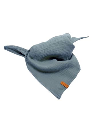 LiVi Musselintuch "Jeansblue" in Blau