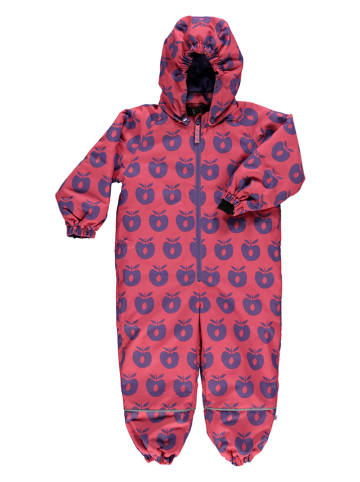 Småfolk Übergangsanzug "Äpfel" in Pink/ Lila