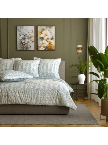 Passion dElly Beddengoedset "Salome" blauw/wit