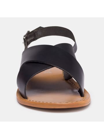 CALANK Leren sandalen zwart