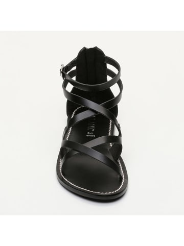 CALANK Leren sandalen zwart