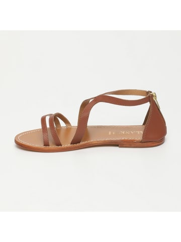 CALANK Leren sandalen lichtbruin