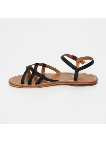 CALANK Leren sandalen zwart