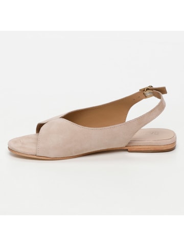 CALANK Leren sandalen beige