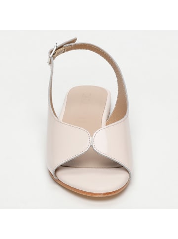 CALANK Leder-Sandalen in Rosa