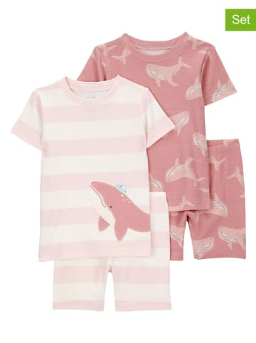 carter's 2-delige set: pyjama's lichtroze/roze