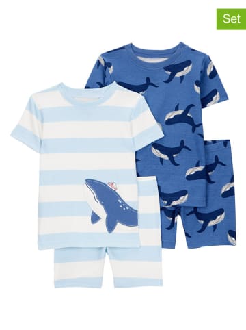 carter's 2-delige set: pyjama's blauw/lichtblauw
