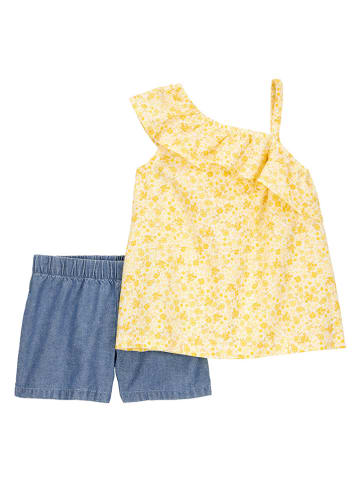 carter's 2tlg. Outfit in Gelb/ Blau