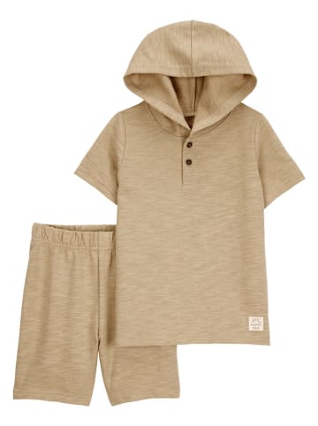 carter's 2-delige outfit lichtbruin