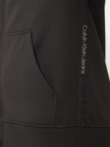 Calvin Klein Sweatjacke in Schwarz