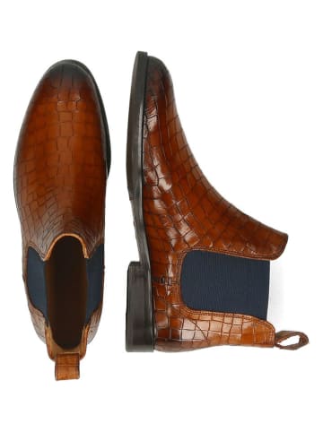 MELVIN & HAMILTON Leren chelseaboots "Susan" bruin