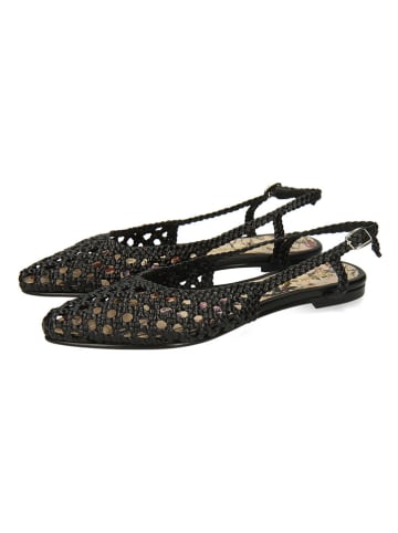 MELVIN & HAMILTON Leder-Slingballerinas "Alexa" in Schwarz