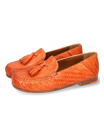 MELVIN & HAMILTON Leren instappers "Thea" oranje
