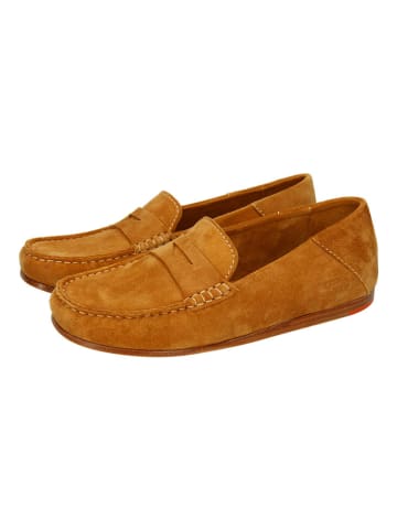 MELVIN & HAMILTON Skórzane slippersy "Thea" w kolorze jasnobrązowym