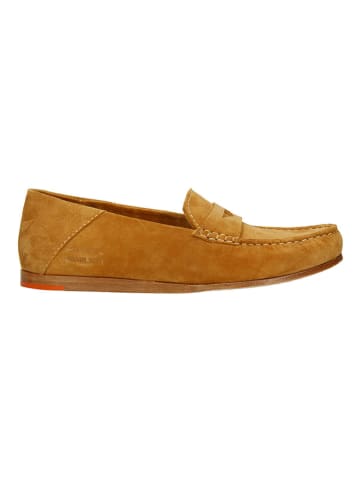 MELVIN & HAMILTON Skórzane slippersy "Thea" w kolorze jasnobrązowym