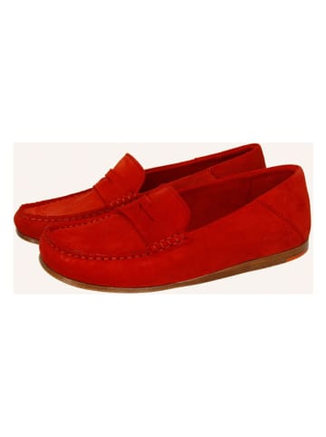 MELVIN & HAMILTON Leren instappers "Thea" rood