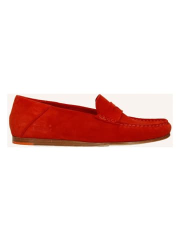 MELVIN & HAMILTON Skórzane slippersy "Thea" w kolorze czerwonym
