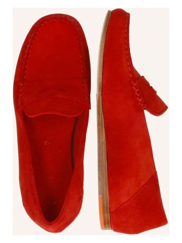 MELVIN & HAMILTON Leren instappers "Thea" rood