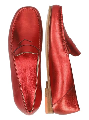 MELVIN & HAMILTON Skórzane slippersy "Thea" w kolorze czerwonym