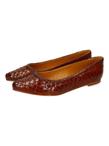 MELVIN & HAMILTON Leder-Ballerinas "Alexa" in Braun