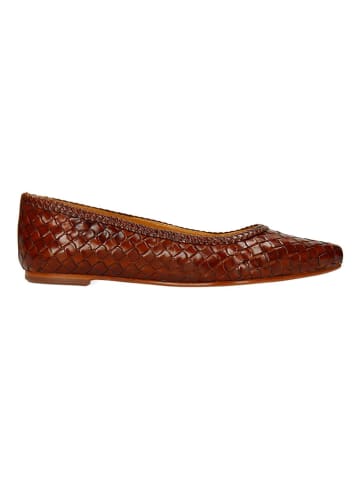 MELVIN & HAMILTON Leder-Ballerinas "Alexa" in Braun