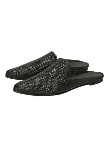 MELVIN & HAMILTON Leder-Clogs "Lydia" in Schwarz