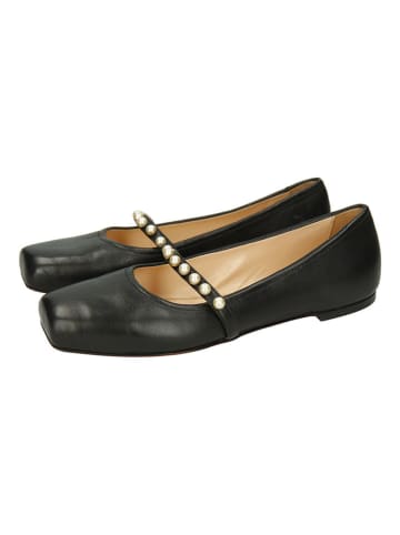 MELVIN & HAMILTON Leder-Spangenballerinas "Marion" in Schwarz