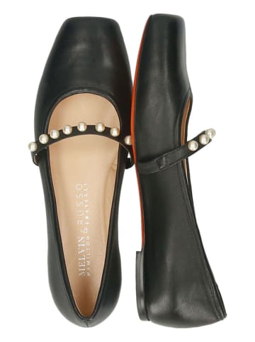 MELVIN & HAMILTON Leder-Spangenballerinas "Marion" in Schwarz