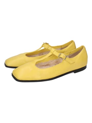 MELVIN & HAMILTON Leder-Spangenballerinas "Livia" in Gelb