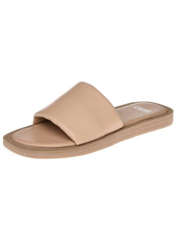 Cinque Leder-Pantoletten "Veronica Glove" in Beige