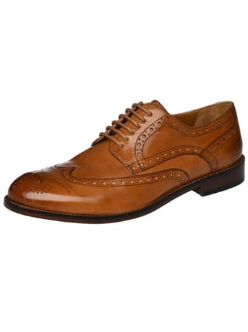 Cinque Leren veterschoenen "Leonardo" lichtbruin