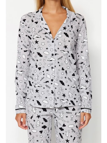 trendyol Piżama w kolorze szarym